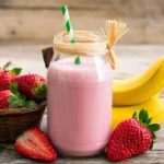 Smoothie banane fraise